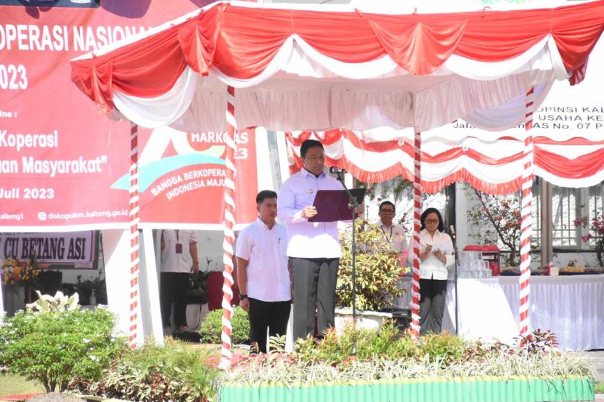Wagub Edy Pratowo Pimpin Upacara Harkop Ke-76 Tingkat Kalteng