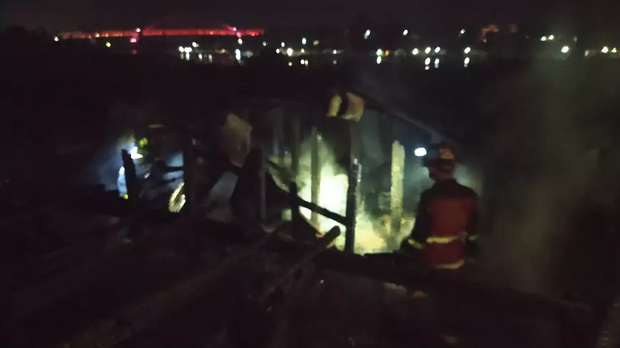 Warga Terdampak Kebakaran Flamboyan Bawah Diungsikan ke GOR Koni Palangka Raya