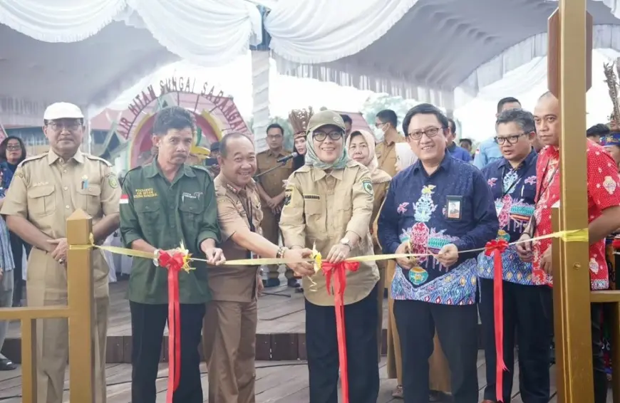 Bangun Dermaga Baru di Wisata Air Hitam Sebangau, BI Kalteng Harapkan Peningkatan Perekonomian Masyarakat