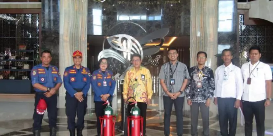 Sarana dan Prasarana Kantor BI Kalteng Diaudit, DPKP Palangka Raya Nyatakan Lulus Proteksi Kebakaran
