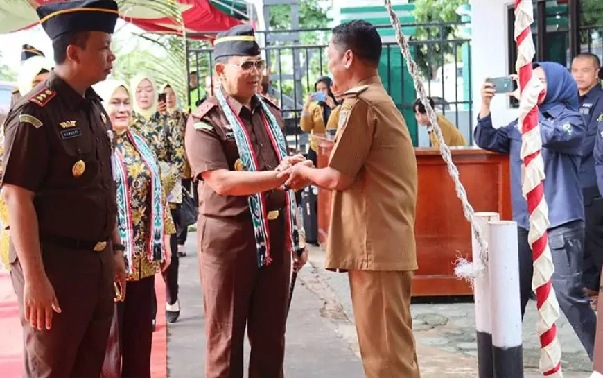 Pj Bupati Seruyan Sambut Kedatangan Kepala Kejaksaan Tinggi Kalimantan Tengah