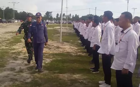 KPU Kobar Gelar Upacara Pembukaan Masa Orientasi dan Bimtek bagi Petugas Pilkada