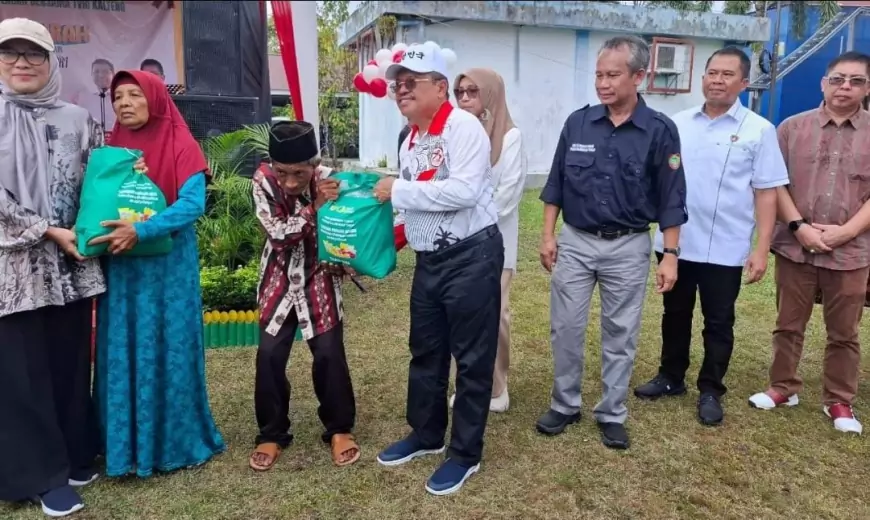 Pemprov Kalteng dan TVRI Gelar Bazar Gerakan Pangan Murah untuk HUT RI dan TVRI