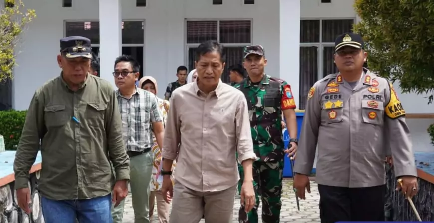 Pj. Bupati Barito Utara Tinjau Persiapan Sekretariat PPK Jelang Pemilu 2024