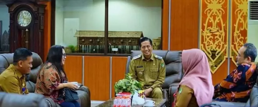 Pj Bupati Barito Utara Terima Kunjungan Kerja dari Kantor Regional VIII BKN Banjarbaru