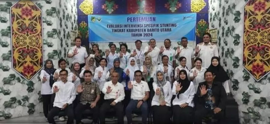 Pertemuan Evaluasi Intervensi Spesifik Stunting Tingkat Kabupaten Barito Utara