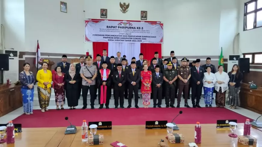Pelantikan Pimpinan DPRD Gumas 2024-2029: Komitmen Menuju Masyarakat Sejahtera