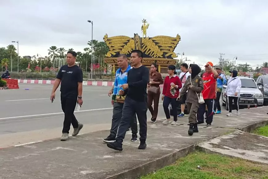 Car Free Day Perdana di Alun-Alun Jorih Jerah Disambut Antusias Masyarakat