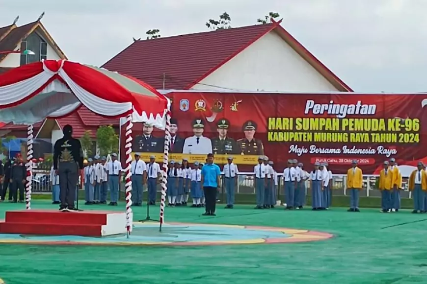 Pj Sekda Murung Raya Pimpin Upacara Peringatan Sumpah Pemuda ke-96