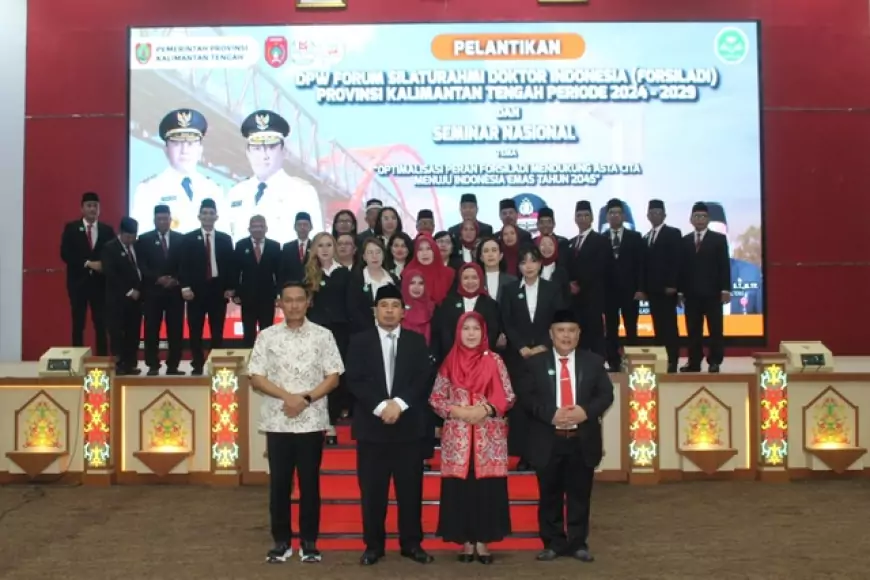 Plh. Sekda Kalteng Hadiri Pelantikan DPW FORSILADI Kalteng, Harapkan Sinergi untuk Pembangunan Daerah