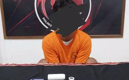 Pemuda 20 Tahun Ditangkap Polisi Usai Tertangkap Menyimpan Sabu di Poskamling