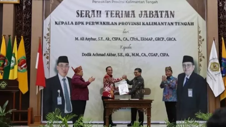Pemkab Barito Utara Hadiri Sertijab Kepala BPK Perwakilan Kalimantan Tengah