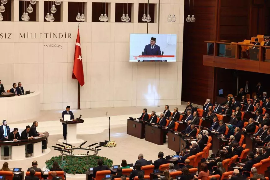 Momen Bersejarah, Presiden Prabowo Sampaikan Pidato Perdana di Parlemen Turki