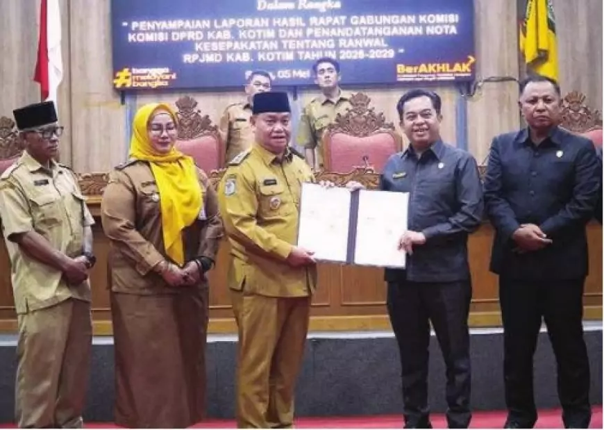 Pemkab Kotim Apresiasi Kritik Membangun DPRD dalam Penetapan Rancangan Awal RPJMD 2025–2029