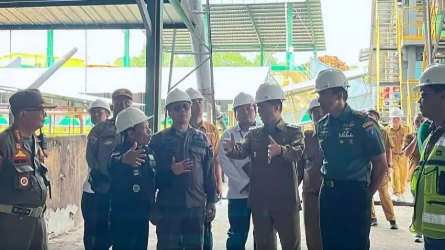 Pj Bupati Barito Utara Kunjungan Kerja ke PT Perkasa Sawit Permai Tinjau Proses Produksi