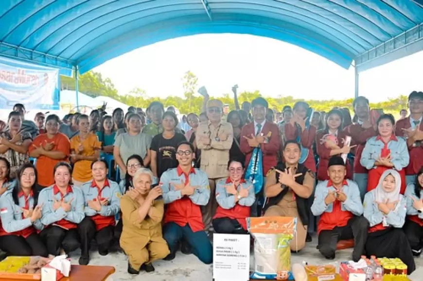 Gubernur Kalteng Kunjungi Dua SMA di Pedalaman, Hadirkan Pasar Murah untuk Orang Tua Siswa