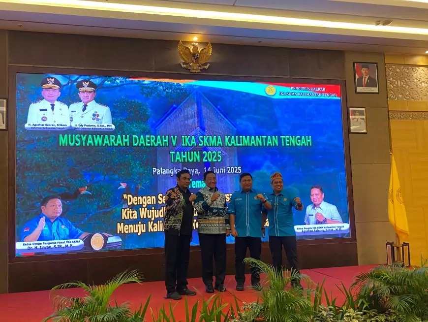 Musda V IKA SKMA Kalimantan Tengah 2025 Resmi Digelar, Wagub Dorong Kontribusi Nyata Bagi Pembangunan Daerah