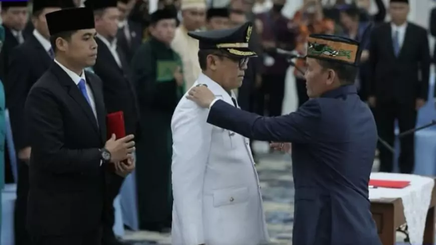 Indra Gunawan Resmi Gantikan Muhlis sebagai Pj Bupati Barito Utara