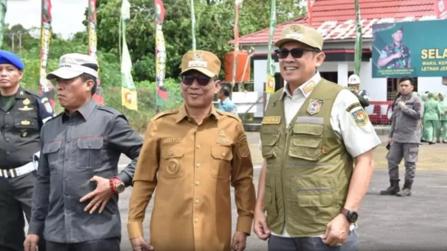 Pj. Bupati Barito Utara Sambut Kunjungan Kerja Wakasad di Murung Raya