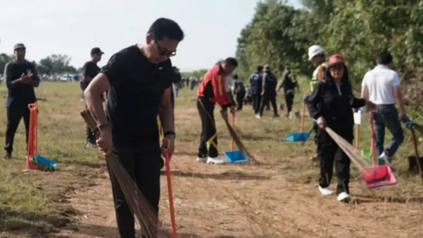 Aksi Nyata Hentikan Polusi Plastik, Pemkab Barito Utara Gelar Kerja Bakti Peringati Hari Lingkungan Hidup