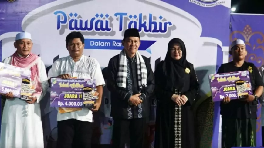 Sambut Idul Adha 1446 Hijriah, Pj Bupati Barito Utara Lepas Peserta Pawai Takbir