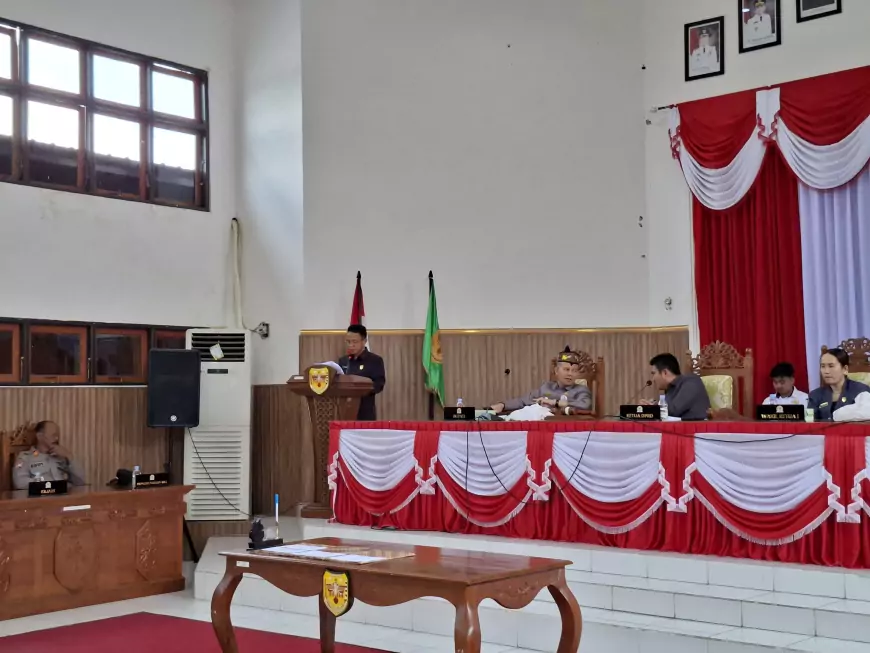 Banggar DPRD Sampaikan Laporan Hasil Pembahasan KUA-PPAS 2026 dan KUA-PPAS Perubahan 2025