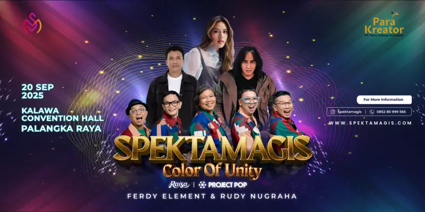 SPEKTAMAGIS 2025 Siap Guncang Palangka Raya dengan Perpaduan Musik dan Visual Modern